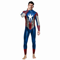 Marvel Captain Spider Classic Men's Halloween Costume Jumpsuit