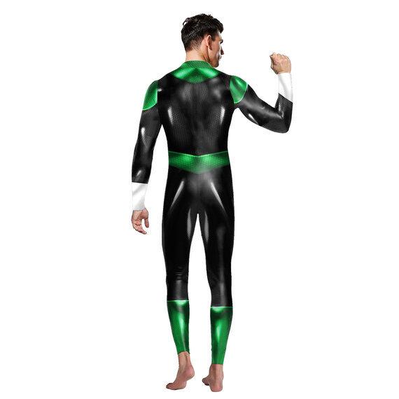 DC comic Green Lantern Hal Jordan Jumpsuit Cosplay
