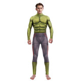 slim fit Deluxe Hulk jumpsuit Movie Costume for marvel fans