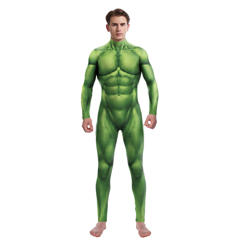 The Incredible Hulk Costume Jumpsuit for Mens