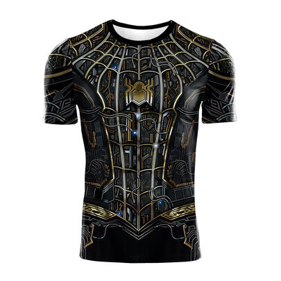 quick dry 2021 spider-man no way home gym tee shirt