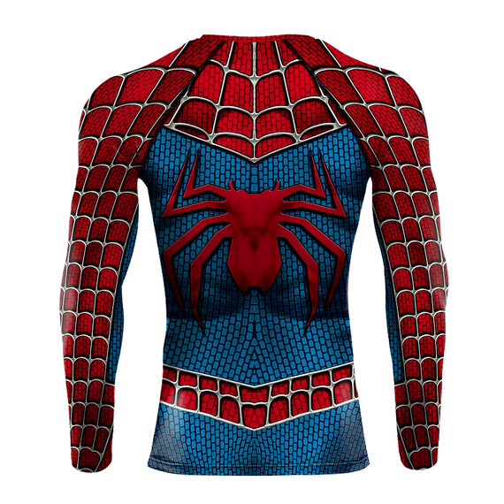crewneck classic Spider-Man graphic tee shirt