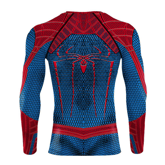 Dri Fit Spider-Man Compression Running Tee Shirt For Marvel Fans