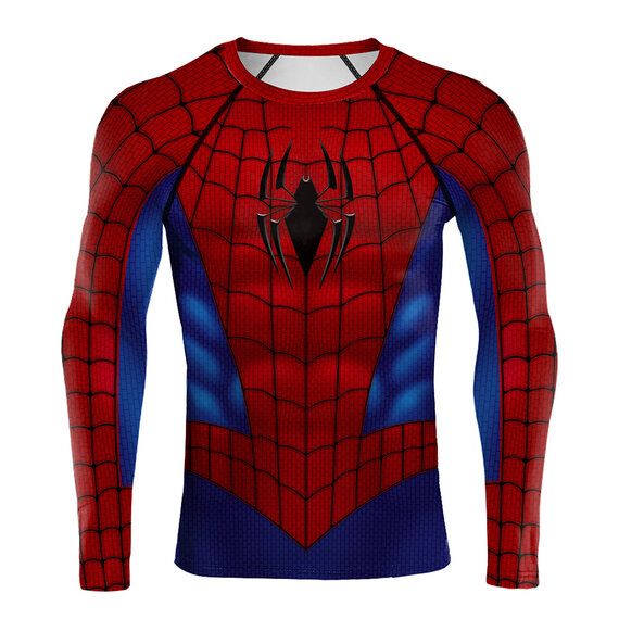 crewneck Spider-man 3 Compression running tee Shirt