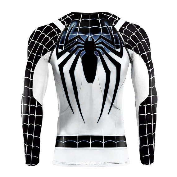 marvel superhero Spider-man Graphic tee Black White