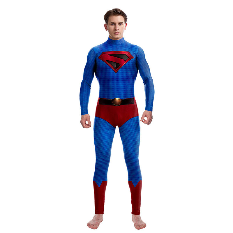 DC Classic Superman Blue Red Jumpsuit