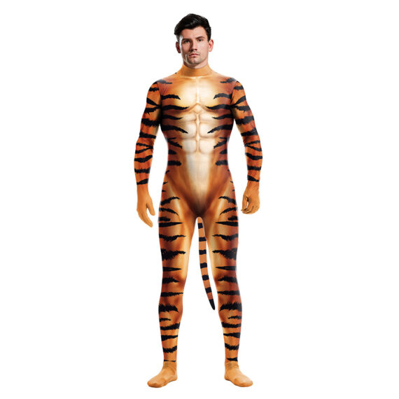 Tiger Animal Bodysuit for mens