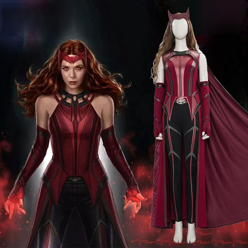 Wanda Maximoff Scarlet Witch Cosplay Costume - PKAWAY