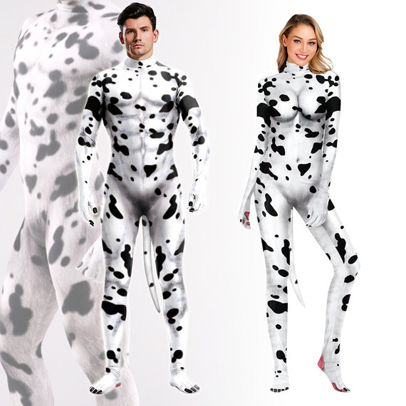 cool halloween costume milk cow Jumpsuit for man
