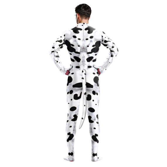 great gift for hallowee cosplay - milk cow bodysuit for male