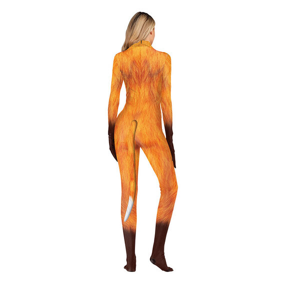 fox bodysuit for female suit for clubwear