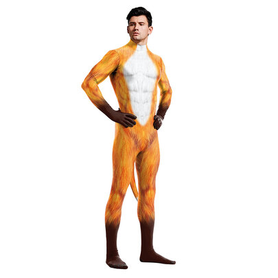 Halloween Cosplay Fox Costumes Suit for men