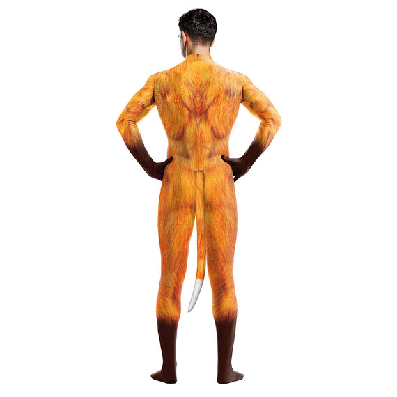 boys Halloween Cosplay Fox bodysuit for male