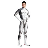 Fashion 3d print catsuit for boys