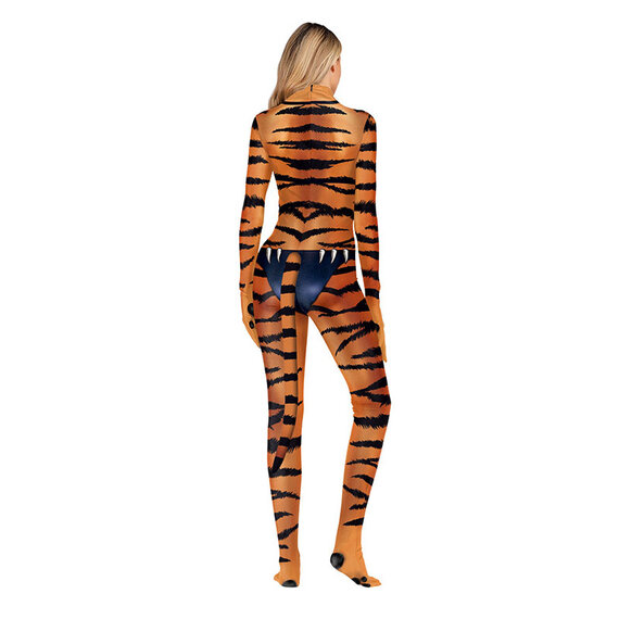 ngiht clubwear Leopard catsuit for women