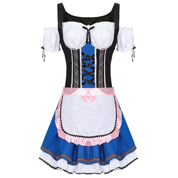 Sexy Bar Maid Lederhosen Dress Great for Halloween costumes