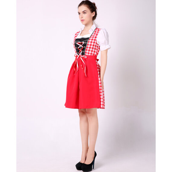 Women's German Dirndl Dress for beerhall and Oktoberfest celebrations