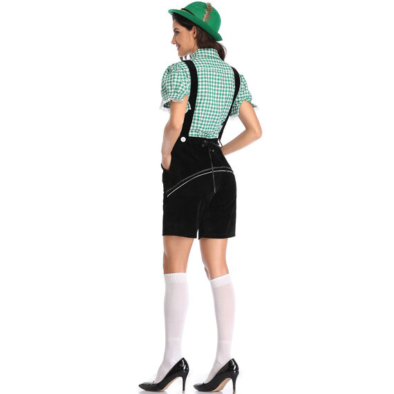 Women's Deluxe Lederhosen with Blouse