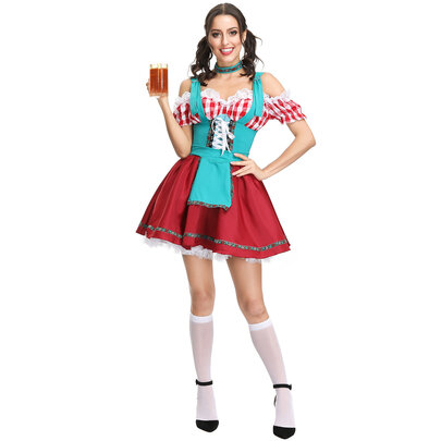 Dress, apron. Based on traditional german dirndl dresses