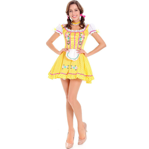 Bavarian Maid Dress Beer Girl Costume makes you more fashion and chic