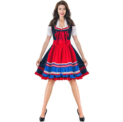 Vintage Style Women's holiday costume dress for festival - Bavaria's Oktoberfest