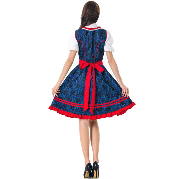 concealed zipper German Dirndl Dress for ladies