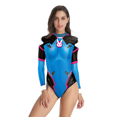 Game Dva Overwatch 3D Graphic One Piece Swimsuit For female