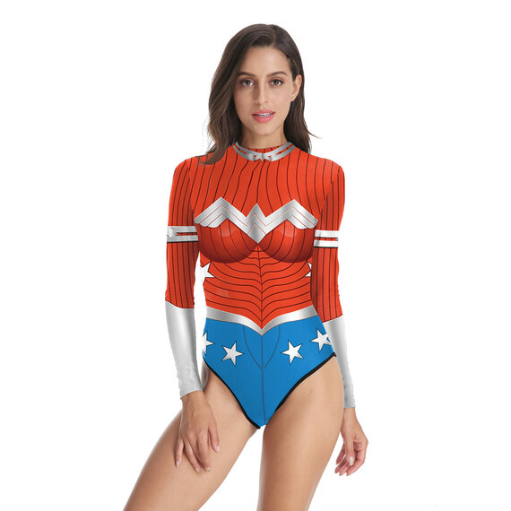 Wonder Women fashion 3d print one-piece swimsuit for women