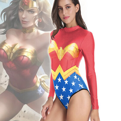 dc comic superhero wonder women Swim Dress for ladies
