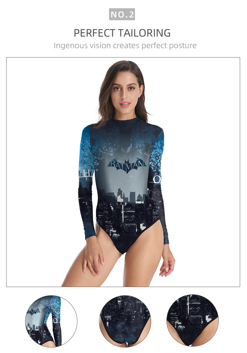 superhero batman one-piece swimsuit for girls - product detail
