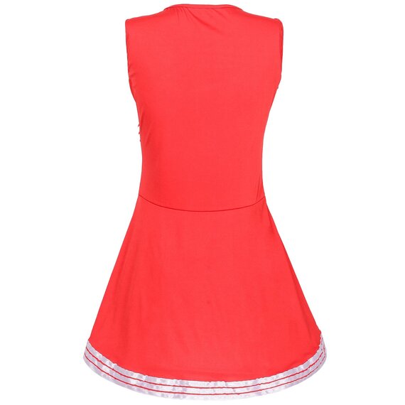 red Cheerleading Outfit Dress for girls
