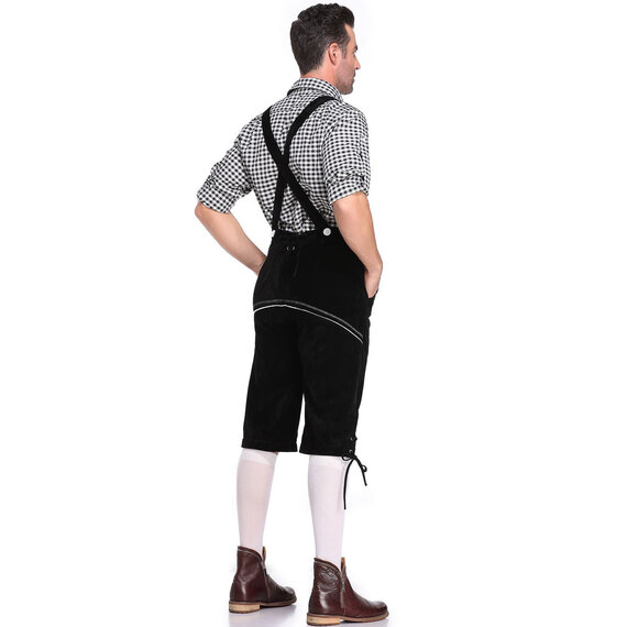 Oktoberfest Costume Men Lederhosen Bavarian Brown Halloween Costumes For Men Available In Sizes Medium Large XL