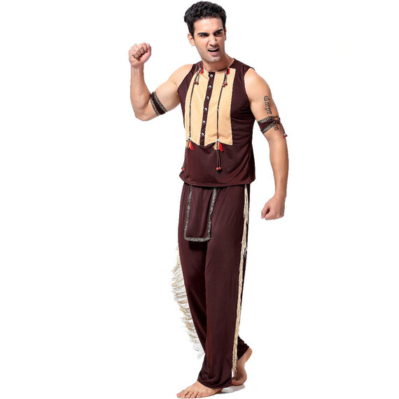 Stage Performance Halloween Indian Warrior Cosplay Costume