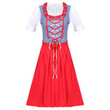 Great Oktoberfest blue and red German costumes for women