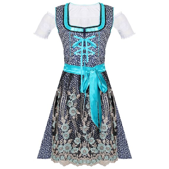 Exquisite Classic Vintage Style Women's holiday costume dress for beer festival