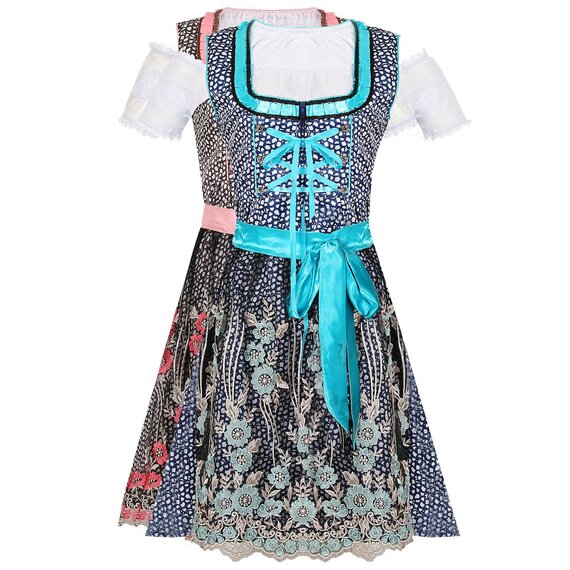 cold shoulder Women's holiday costumes dress for Oktoberfest festival