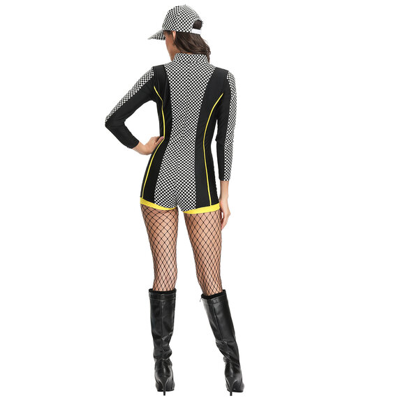 long sleeve Sexy Women's Racer Costume