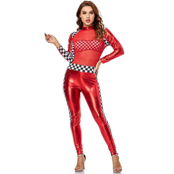 Womens Race Car Driver Costume Suit Racer cosplay outfit