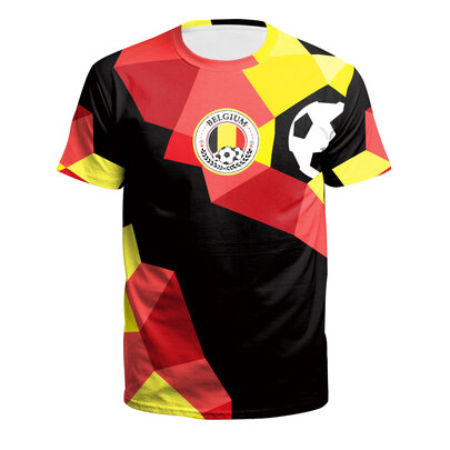 World Classic Belgium Soccer Football Arch Cup T Shirt,3d print tee