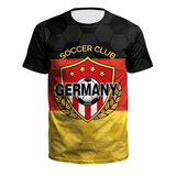 short sleeve crewneck ermany National Football Team graphic tee shirt for men