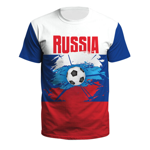 short sleeve crewneck red and white 2022 Fifa World Cup National Football Team 3d print tee Shirt