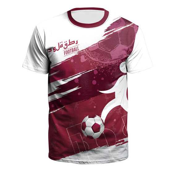 2022 FIFA World Cup Saudi Arabia Soccer Football Arch Cup print tee shirt