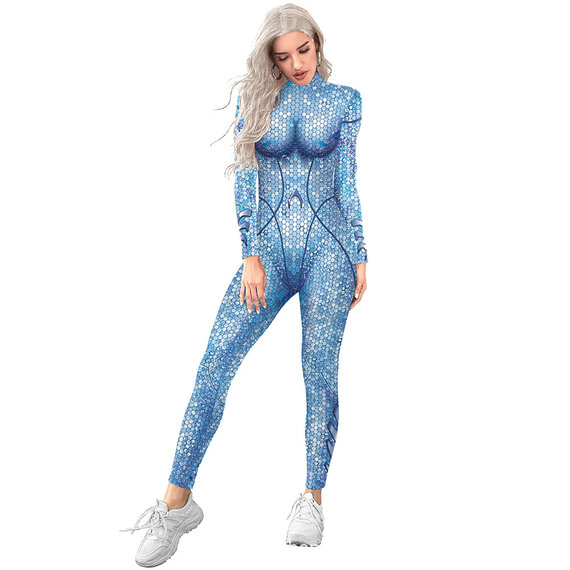 Aquaman Queen Atlanna beautiful cosplay bodysuit for halloween