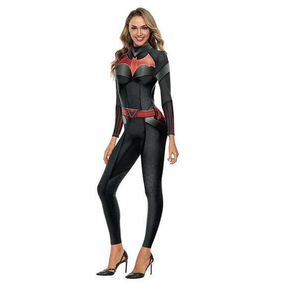 dc comic superhero batman jumpsuit halloween cosplay costume