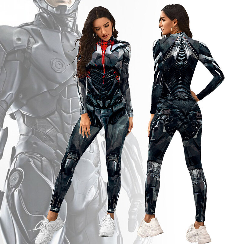 Marvel Iron-Man 2nd Skin Costume Superhero Jumpsuit