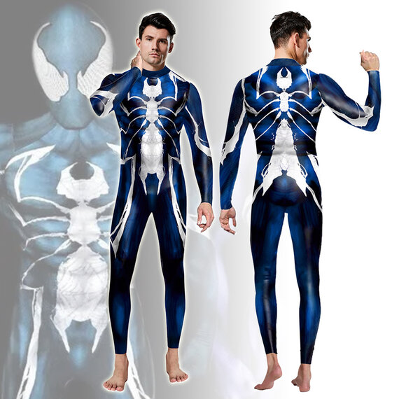 Marvel Spider-Man Maximum Venom Deluxe Venomized Captain America Costume