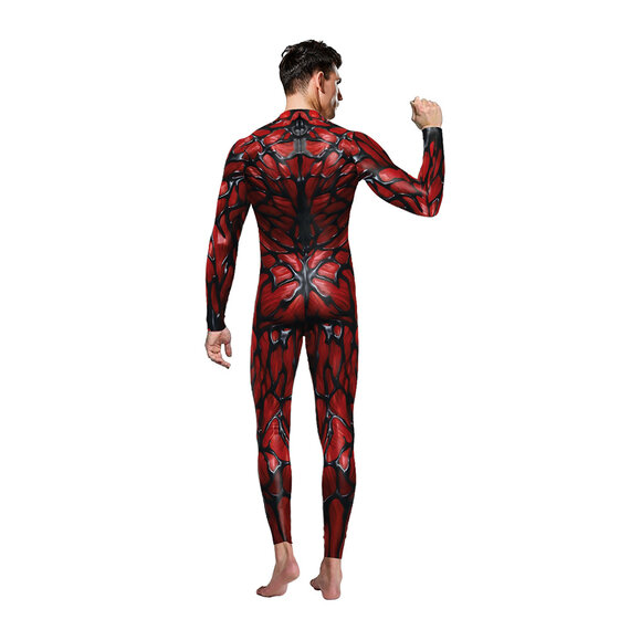 Transform into the scariest villains in the Marvel Universe with this Carnage Halloween Costume