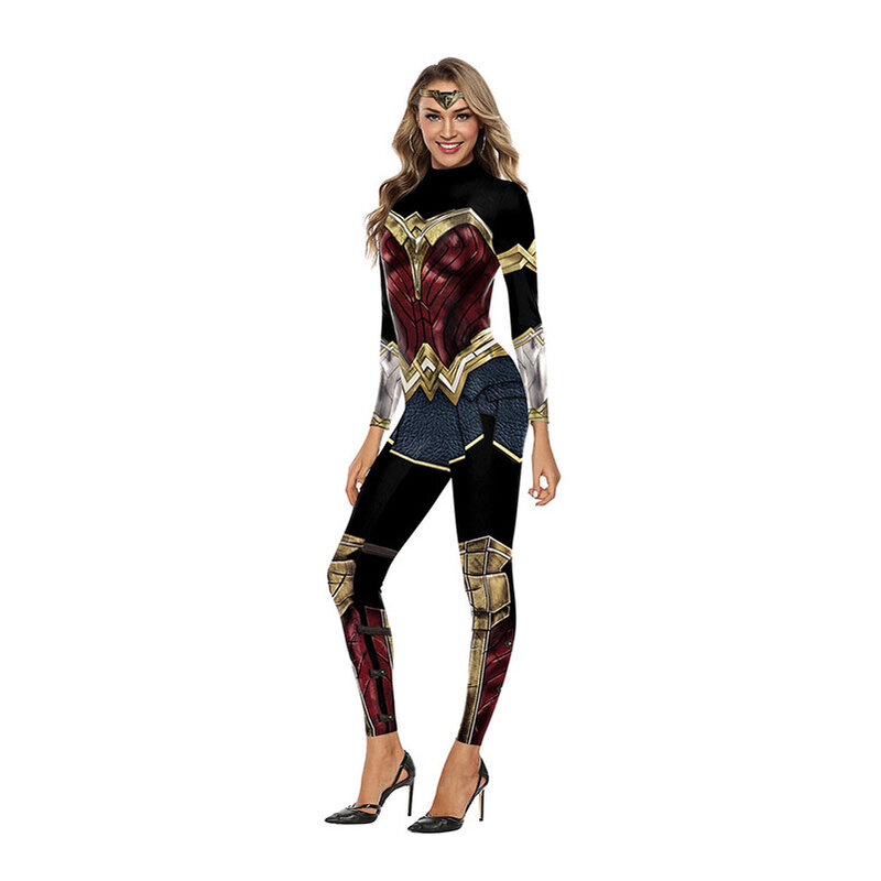 Women’s Romper Wonder Woman Costume - Medium