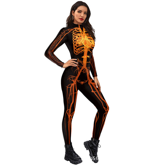 Unlocking the Secrets of the Human Body halloween 3d print bodysuit for ladies