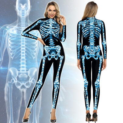 Skeleton Day of the Dead Catsuit female